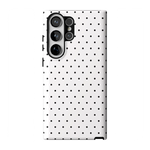 On the Dot | White Polka Dot Case