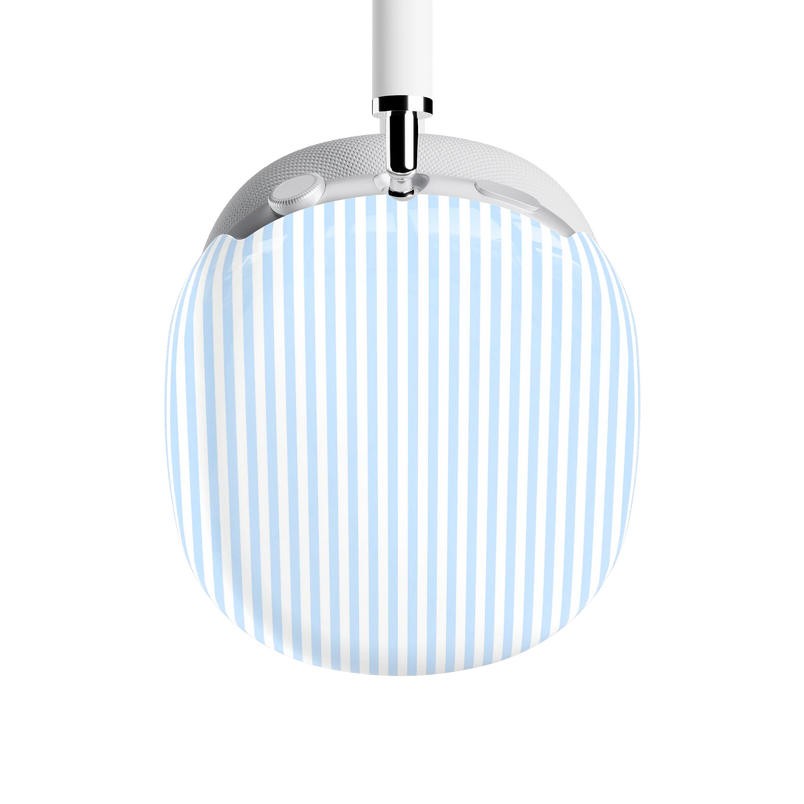 Stripes and the City | Light Blue Pinstripe AirPods Max Case