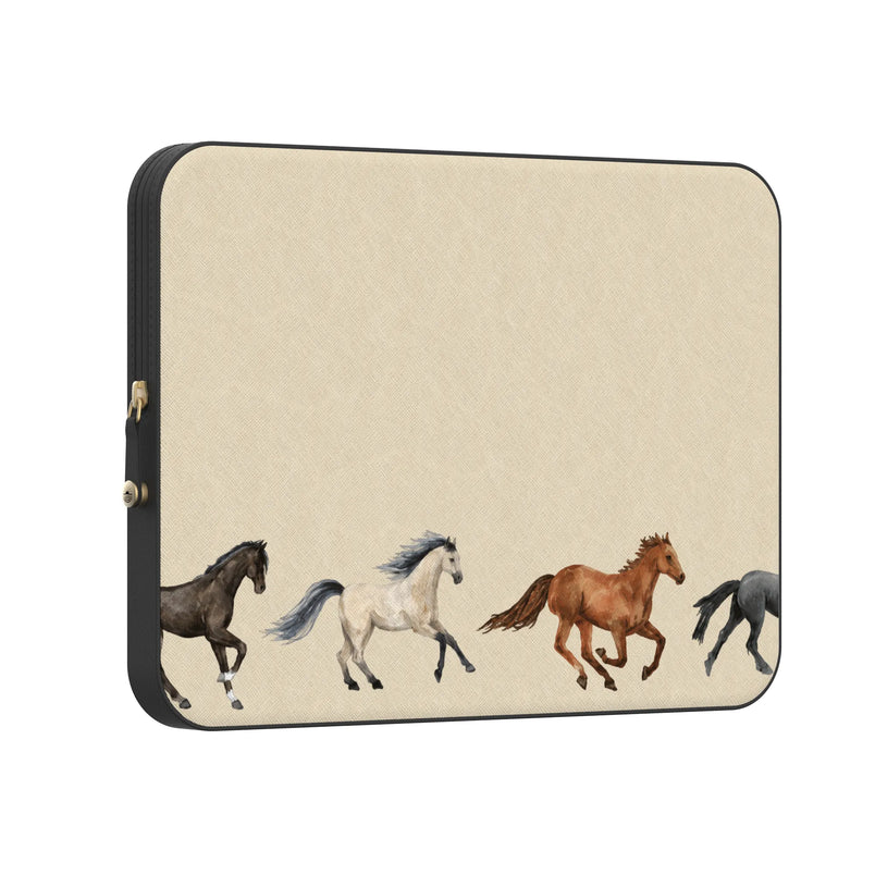Stallion Stampede | Wild Horses Laptop Case