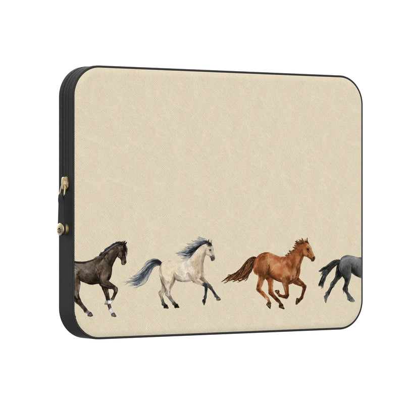 Stallion Stampede | Wild Horses Laptop Case