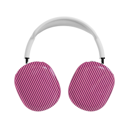 Stripes and the City | Pink & Purple Pinstripe AirPods Max Case - AirPods Max