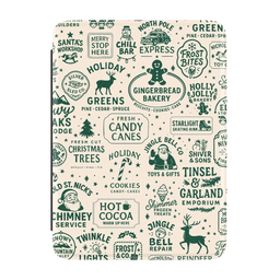 Santa's Stamps | Holiday Market Kindle Case | Casely
