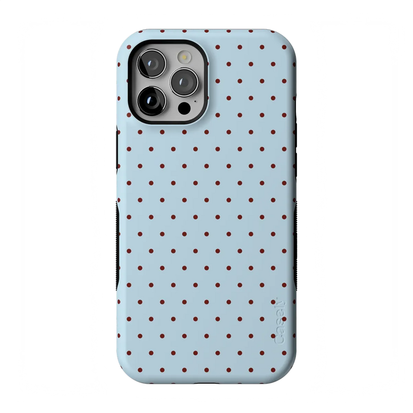 On the Dot | Blue Polka Dot Case