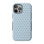 On the Dot | Blue Polka Dot Case