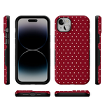 On the Dot | Maroon Polka Dot Case