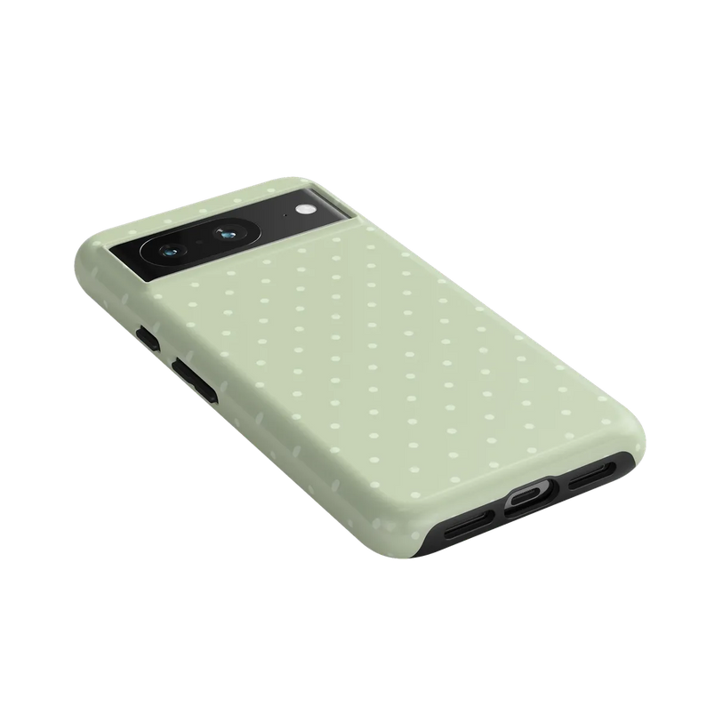On the Dot | Green Polka Dot Case