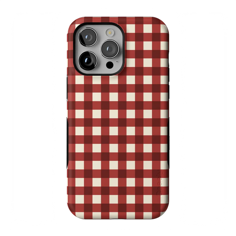 Checked Twice | Red Plaid Case