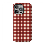 Checked Twice | Red Plaid Case