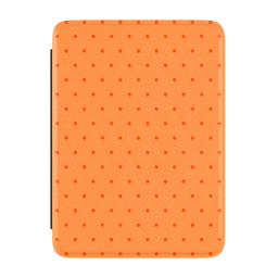 On the Dot | Orange Polka Dot Kindle Case