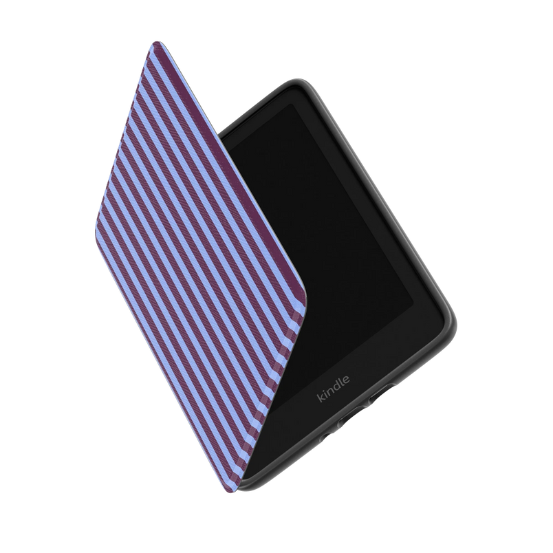 Perfect Stripes | Purple & Blue Stripes Kindle Case