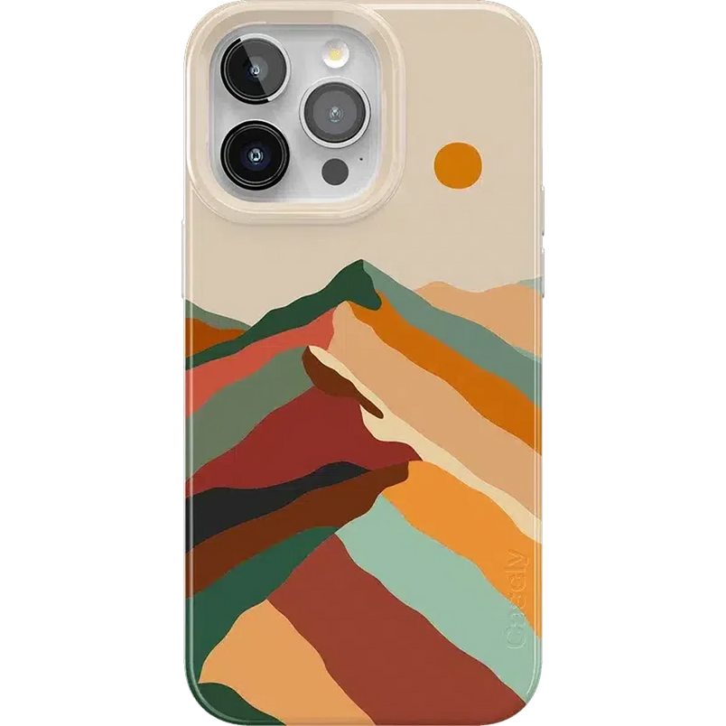 Magic Mountain | Colorblock Case iPhone Case get.casely Classic + MagSafe® iPhone 15 Pro