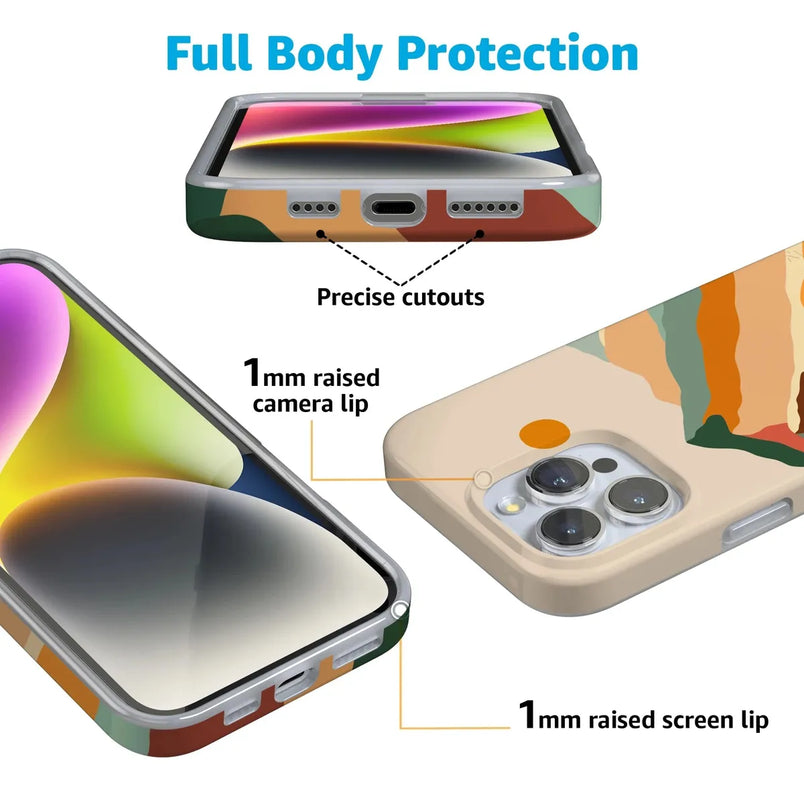 Magic Mountain | Colorblock Case iPhone Case get.casely 