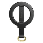 MagRing+ | Black Magnetic Adjustable Phone Ring with Keychain MagRing+ get.casely 
