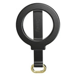 MagRing+ | Black Magnetic Adjustable Phone Ring with Keychain MagRing+ get.casely 