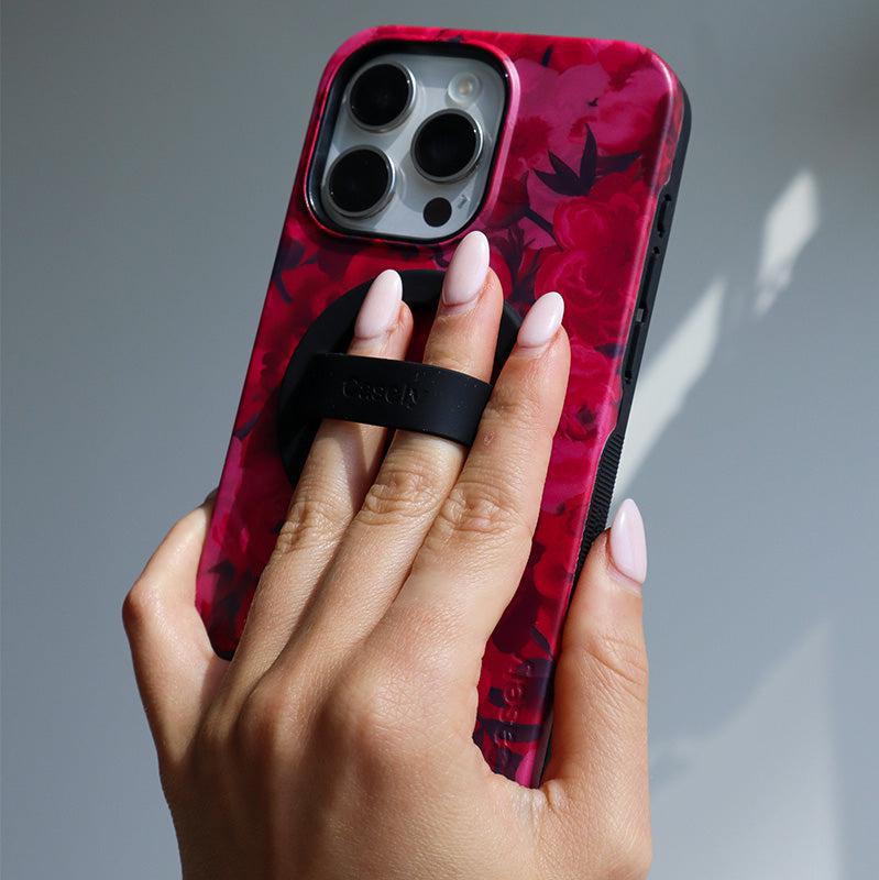 MagRing | Black Magnetic Phone Ring MagRing get.casely 