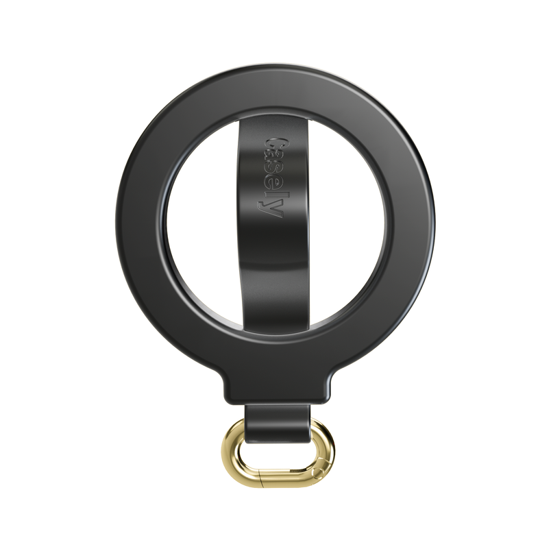 magring-black-magnetic-phone-ring-with-expandable-keychain