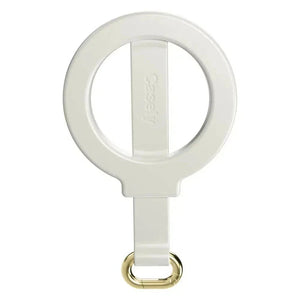 MagRing+ | Bone White Magnetic Adjustable Phone Ring with Keychain MagRing+ get.casely 