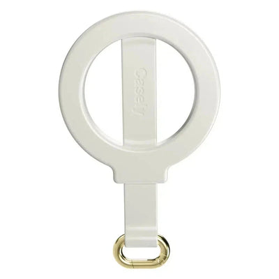 MagRing+ | Bone White Magnetic Adjustable Phone Ring with Keychain MagRing+ get.casely 