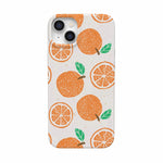 Main Squeeze | Orange Stamped Case iPhone Case get.casely Classic + MagSafe® iPhone 14 Plus 