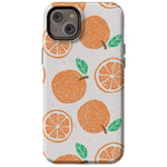 Main Squeeze | Orange Stamped Case iPhone Case get.casely Essential + MagSafe® iPhone 15 Plus