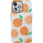 Main Squeeze | Orange Stamped Case iPhone Case get.casely Essential + MagSafe® iPhone 15 Pro Max