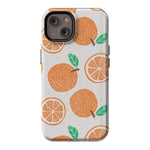 Main Squeeze | Orange Stamped Case iPhone Case get.casely Essential + MagSafe® iPhone 15