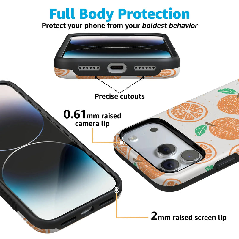 Main Squeeze | Orange Stamped Case iPhone Case get.casely 