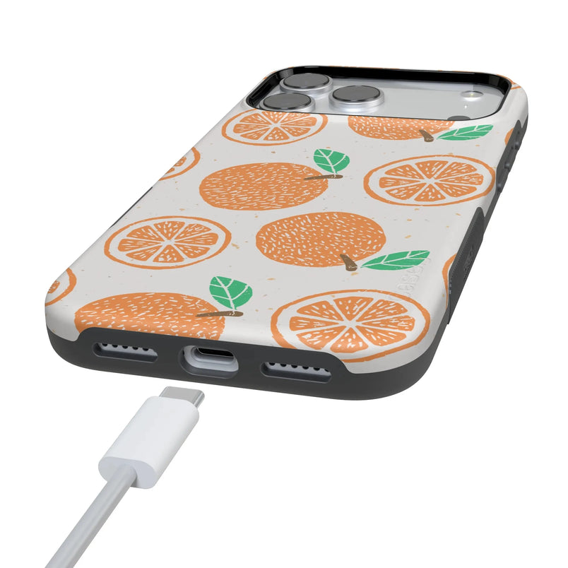 Main Squeeze | Orange Stamped Case iPhone Case get.casely 
