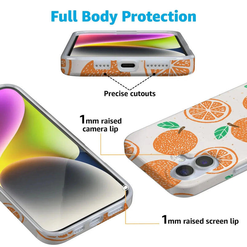 Main Squeeze | Orange Stamped Case iPhone Case get.casely 