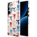 American Girlie | Red White & Blue Bows Case