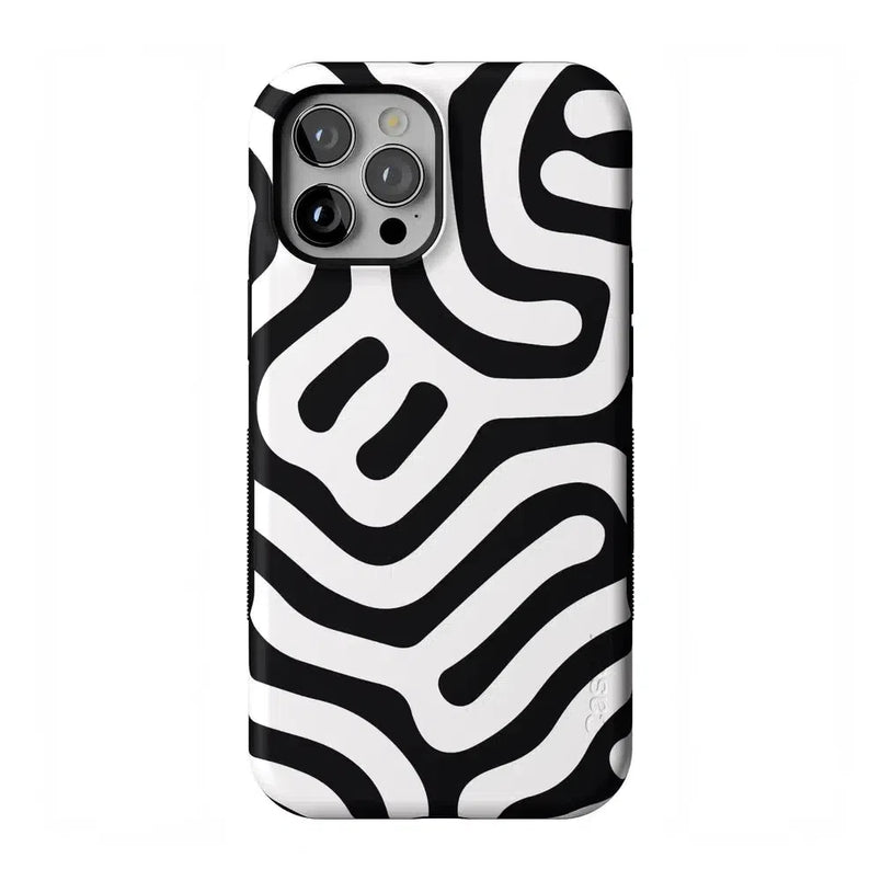 Maze | High Contrast Design Case Phone Case Casetry Bold Flex + MagSafe® iPhone 12 Pro Max