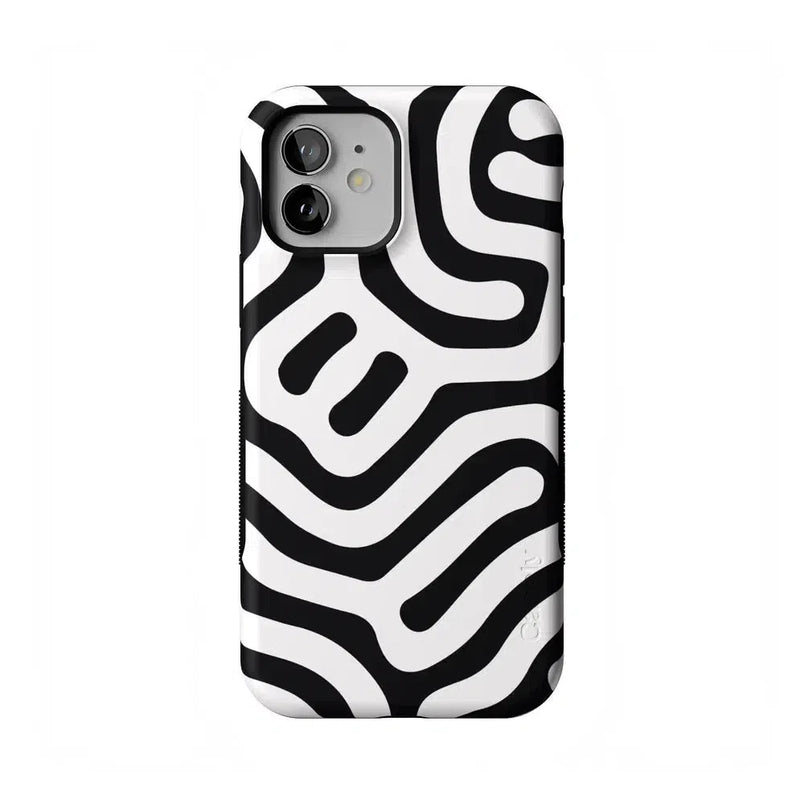 Maze | High Contrast Design Case Phone Case Casetry Bold Flex + MagSafe® iPhone 12