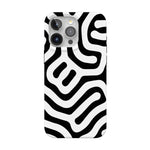 Maze | High Contrast Design Case Phone Case Casetry Classic + MagSafe® iPhone 15 Pro Max 