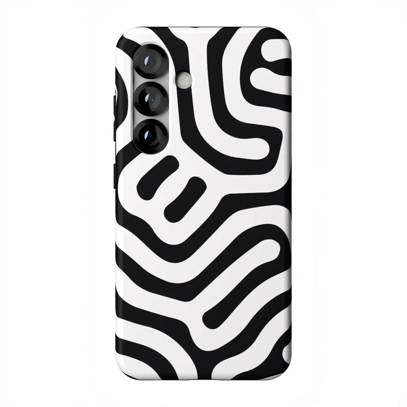 Maze | High Contrast Design Case Phone Case Casetry Essential + MagSafe® Galaxy S25