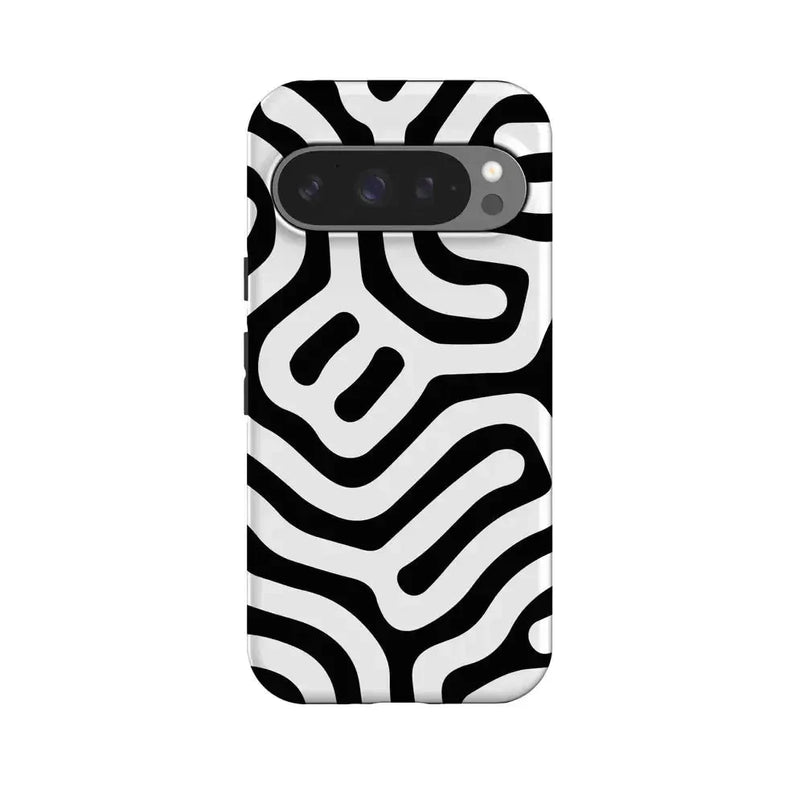 Maze | High Contrast Design Case Phone Case Casetry Essential + MagSafe® Google Pixel 10 Pro 