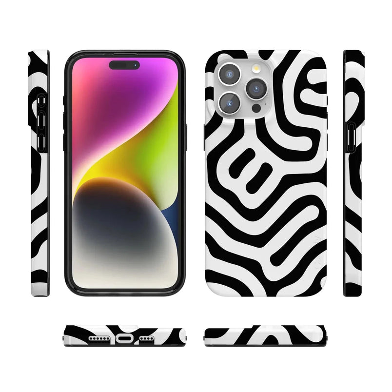 Maze | High Contrast Design Case Phone Case Casetry 