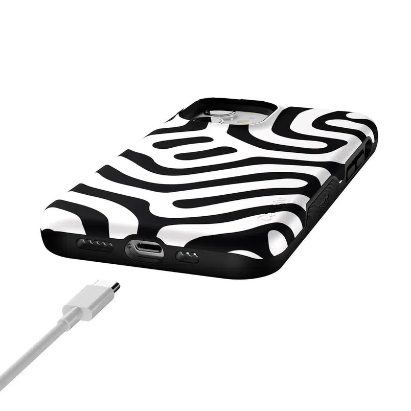 Maze | High Contrast Design Case Phone Case Casetry 