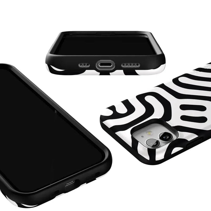 Maze | High Contrast Design Case Phone Case Casetry 