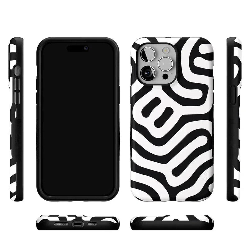 Maze | High Contrast Design Case Phone Case Casetry 