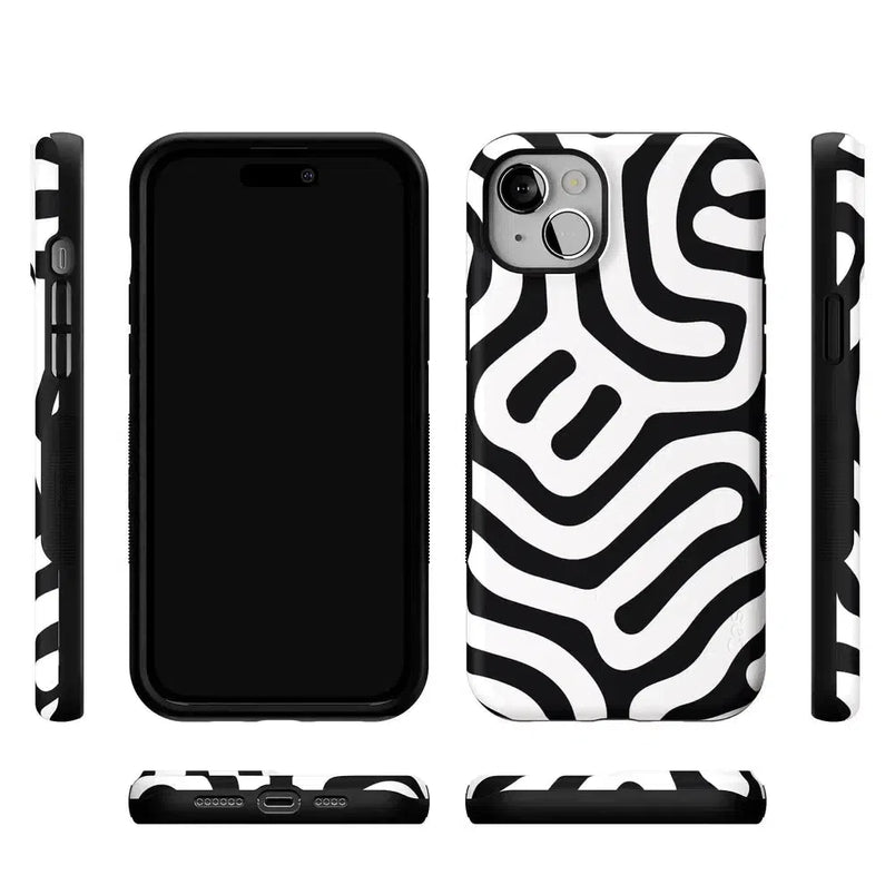 Maze | High Contrast Design Case Phone Case Casetry 
