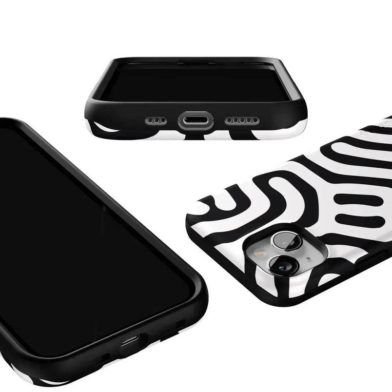Maze | High Contrast Design Case Phone Case Casetry 