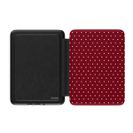 On the Dot | Maroon Polka Dot Kindle Case