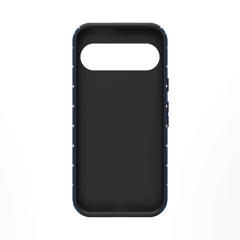 On the Dot | Navy Polka Dot Case