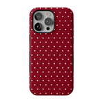 On the Dot | Maroon Polka Dot Case