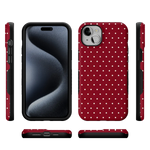 On the Dot | Maroon Polka Dot Case