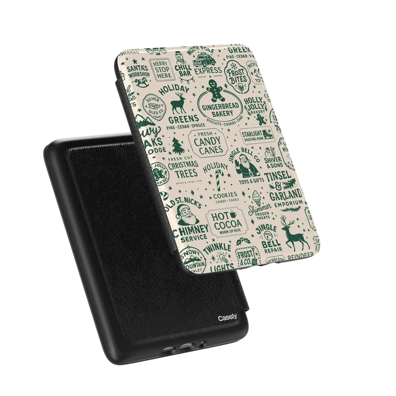 Santa's Stamps | Holiday Market Kindle Case