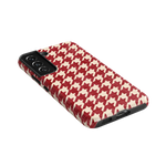 Scarlet Stitch | Red Houndstooth Case