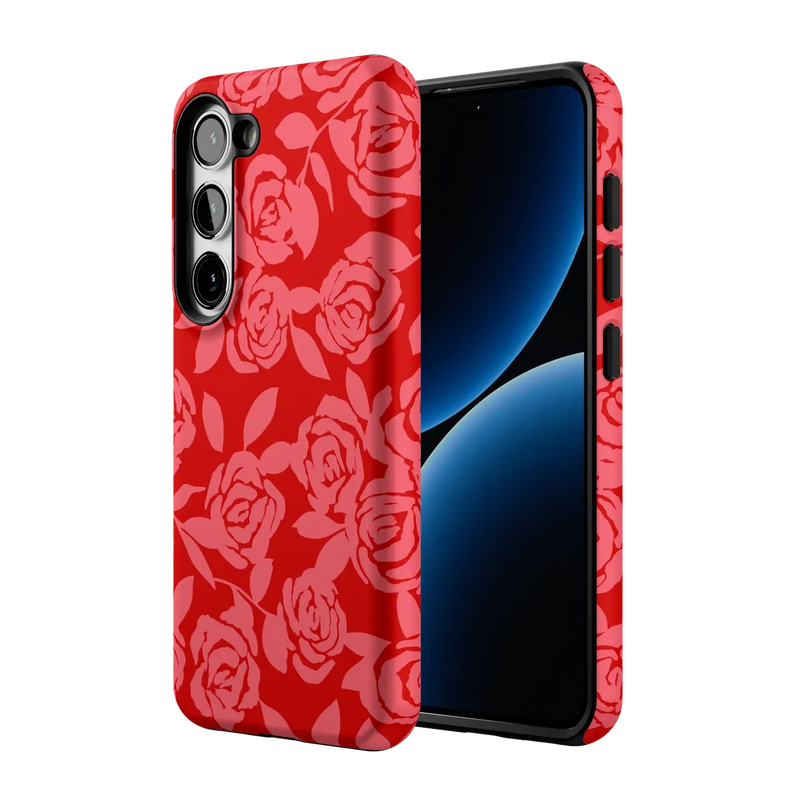Final Rose | Red & Pink Floral Case