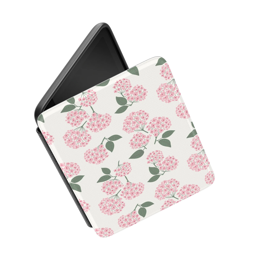 Nantucket Cottage | Pink Hydrangea Kindle Case