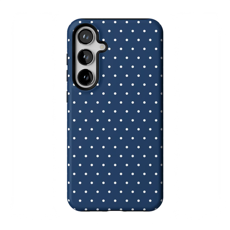 On the Dot | Navy Polka Dot Case